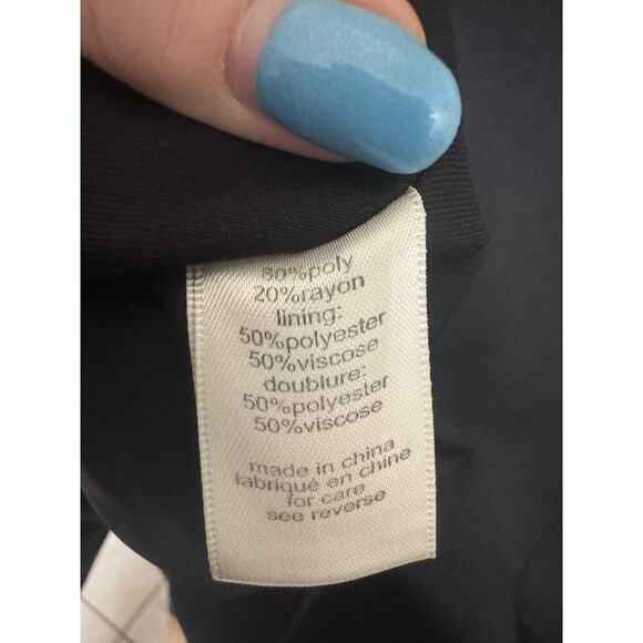 Ronny Kobo Zuna Jacket Cropped Blazer Wrap Tie Long Sleeve Black Size Small - Picture 11 of 13